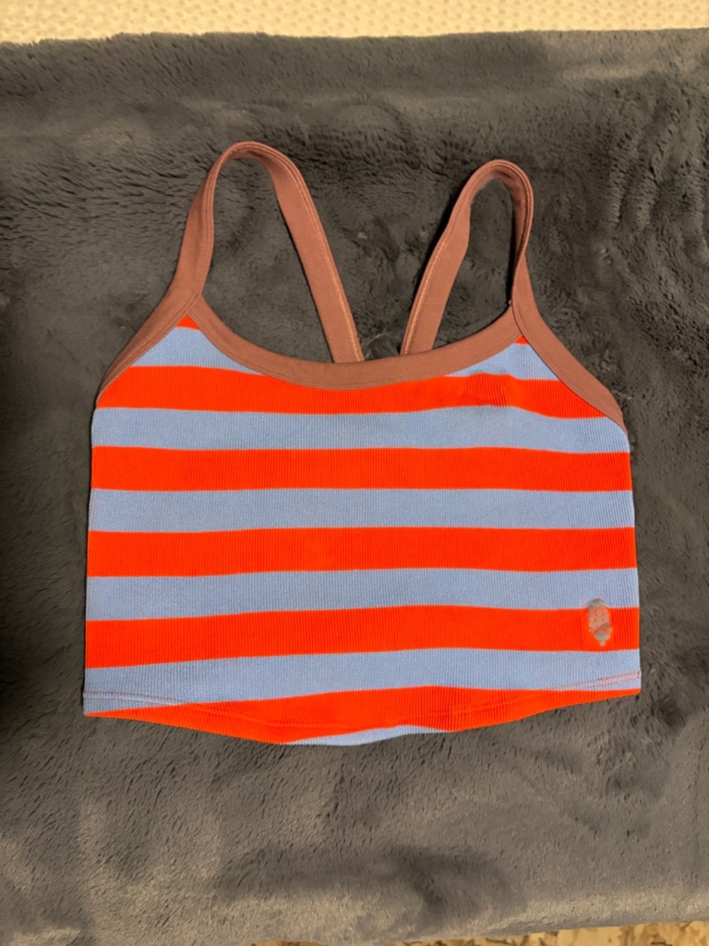 FREE PEOPLE MOVEMENT all clear striped cami